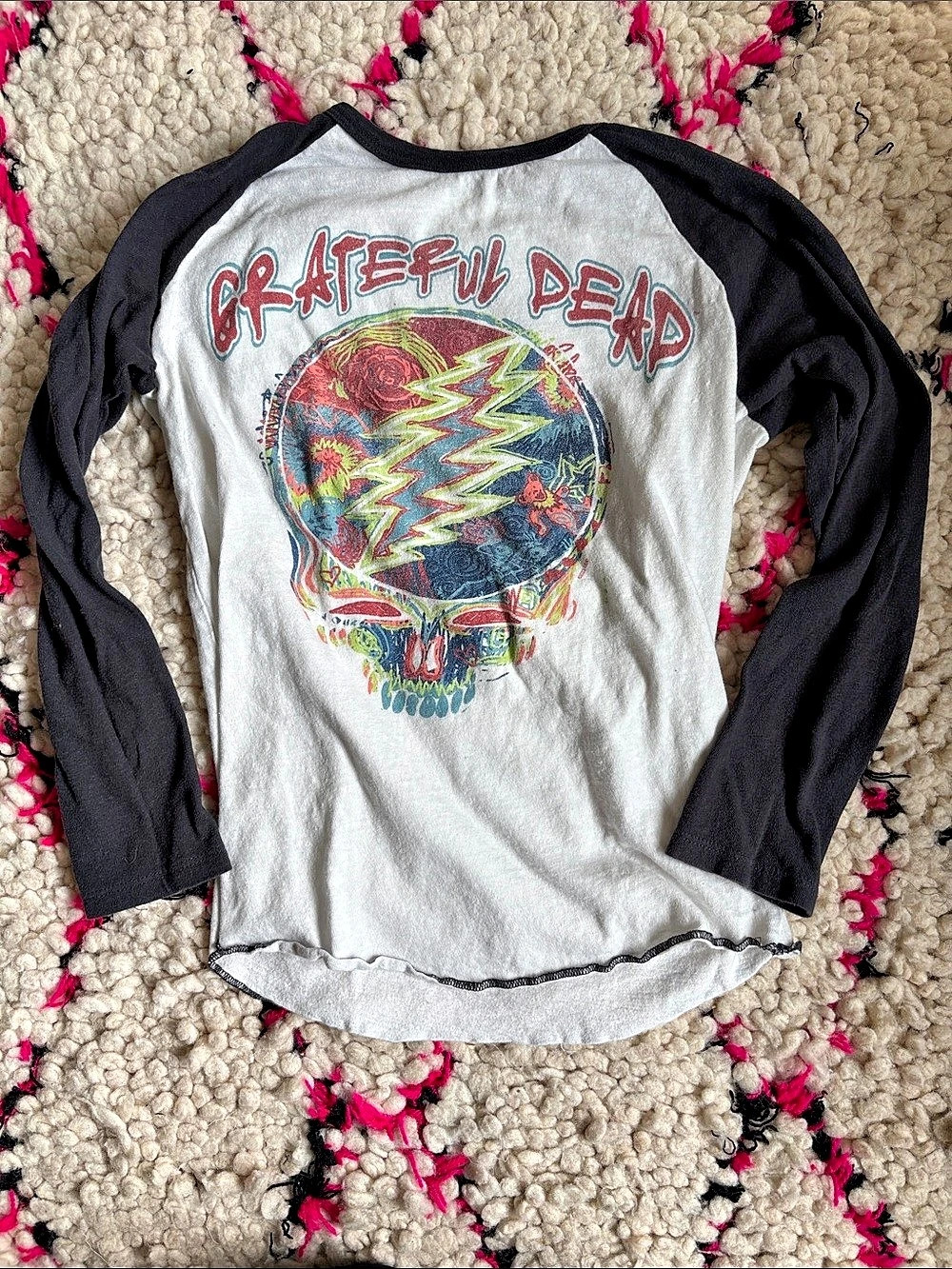 Rowdy Sprout Grateful Dead Graphic Raglan Long Sleeve Size 8